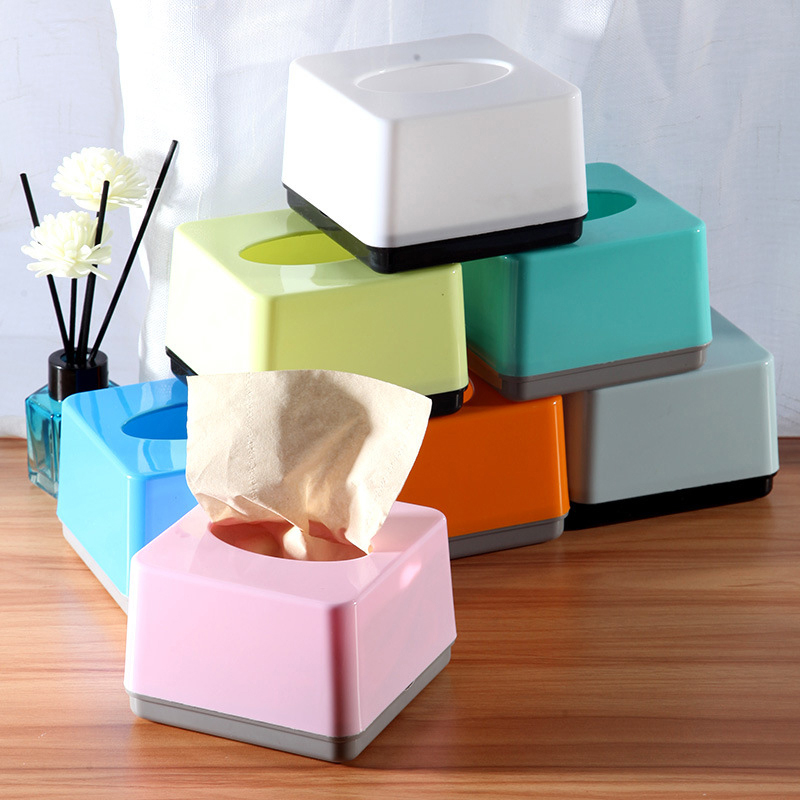 Commercial Printing Usa - Z. กล่องกระดาษทิชชู่พลาสติกทรงสี่เหลี่ยมเกรดเชิงพาณิชย์ สำหรับบ้าน ร้านอาหาร ห้องนั่งเล่น แบบลิ้นชัก