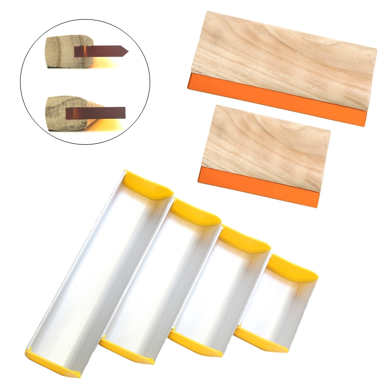 Commercial Printing Ink - 1PC ต่ําราคาส่วนลดผ้าไหมหน้าจอการพิมพ์ไม้กวาดหมึก Scraper อลูมิเนียม Emulsion Scoop