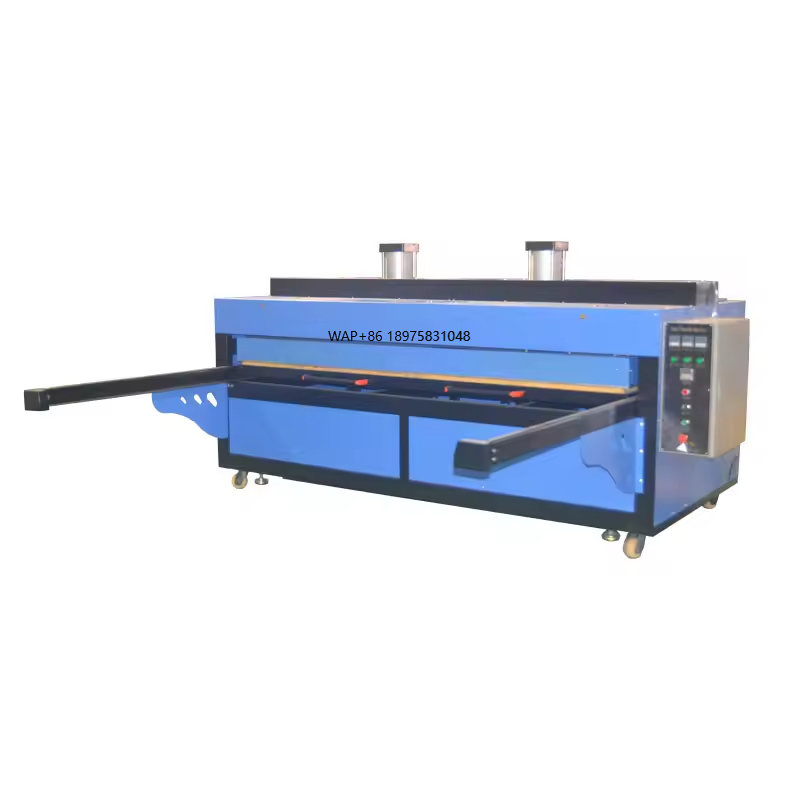 Heat Press Machine - เครื่องรีดร้อนอัตโนมัติขนาดใหญ่สำหรับงานพิมพ์ดิจิทัลแบบทรานเฟอร์บนผ้าห่มและผ้า