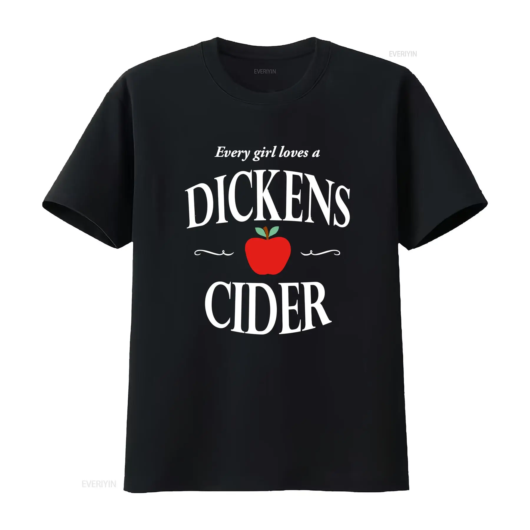 Commercial Printing Usa - ทุกสาวๆ ต้องชอบเสื้อยืด Dickens Cider ลายตลกๆ แบบโฆษณาทางวิทยุ