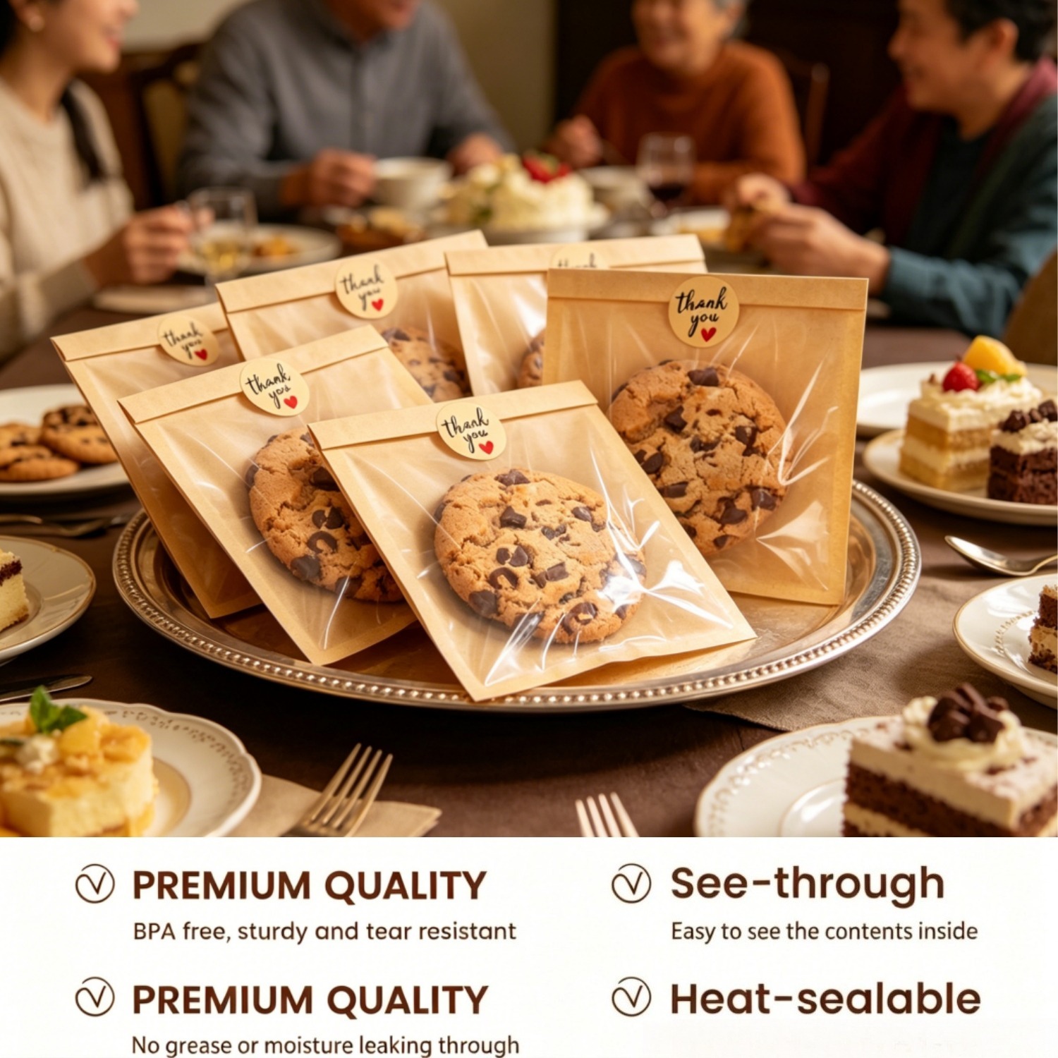 ถุงบรรจุภัณฑ์เบเกอรี่แบบฝาปิด  - Commercial Printing House บทวิจารณ์และราคา