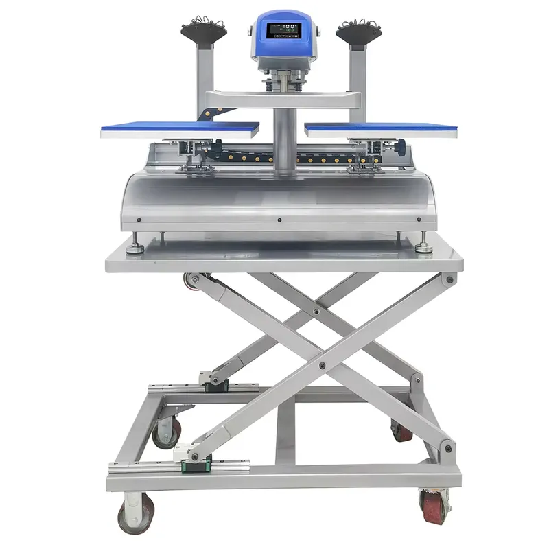เครื่องรีดร้อนไฟฟ้าแบบสองสถานี - Heat Press Machine บทวิจารณ์และราคา