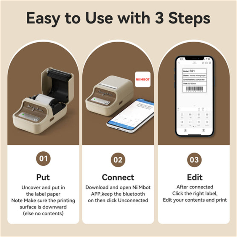NIIMBOT B21/B1 เครื่องพิมพ์ควา - Commercial Printing Press บทวิจารณ์และราคา